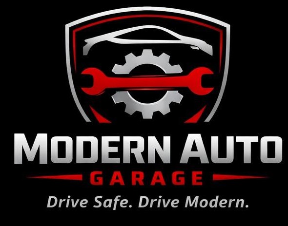 Modern Auto Garage Logo